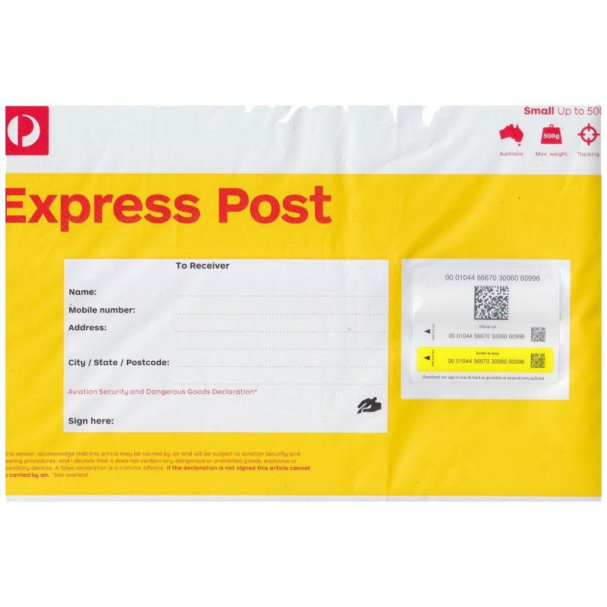 Express Shipping 1 kg Postal Bag Prepaid