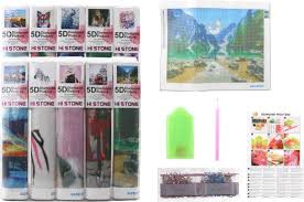 HI Stone 5D Diamond Picture with Beads DIY Kit