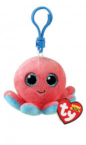 Soft ty Beanie Boo Keychain