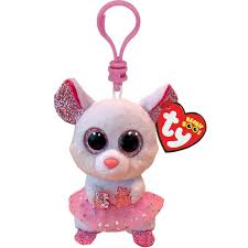 Soft ty Beanie Boo Keychain