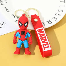 Spiderman Keyring with Marvel written on Red Tag