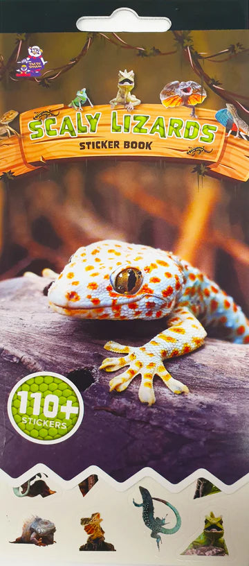 Crazy Lizard Sticker Book