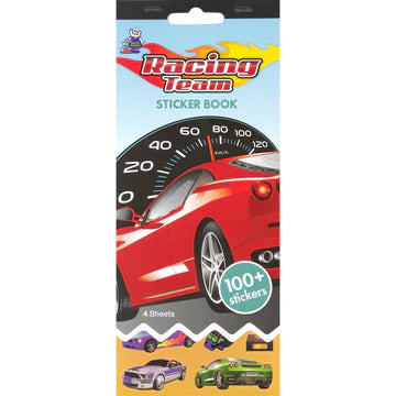 Racing Team Sticker Book