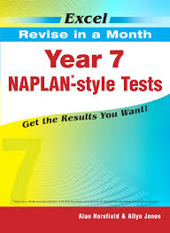 All components of NAPLAN Year 7 Revise in a Month Practice Tests Textbook Excel