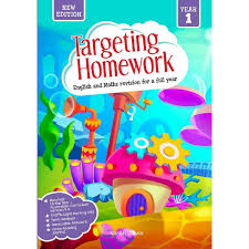 English and Maths Targeting Homework Year 1 Textbook