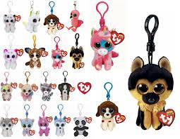 Soft ty Beanie Boo Keychain