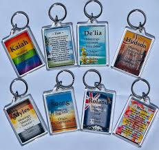 Even More Name Origin Key Rings