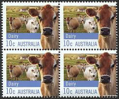 Cow Postage Stamps 10c