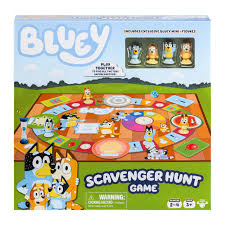 bluey scavenger hunt game