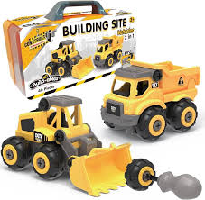 Building Site Vehicles 40 Pieces DIY Mechanical Kits