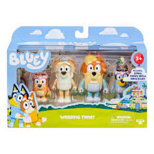 bluey wedding time figurines