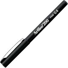 Artline 200 Fine 0.4 cm Tip Pen