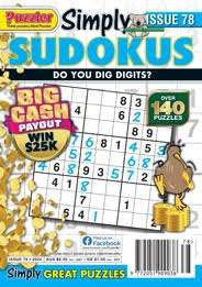 Puzzler Simply Sudokus Magazine