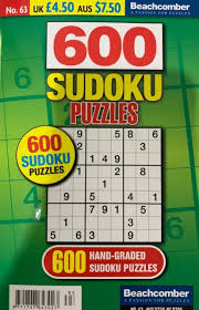 Beachcomber 600 Sudoku Puzzles Magazine