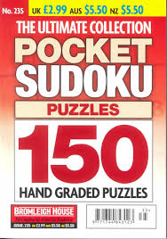 Bromleigh House Pocket Sudoku Collection 150 Puzzles Magazine