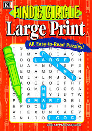 Kappa Puzzles Find and Circle Large Print Magazine