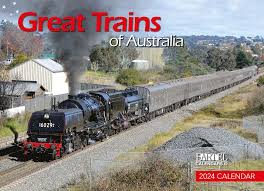 Bartel Calendars Great Trains of Australia 2024 Calendar