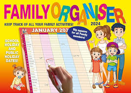 Small Bartel Calendars Family Organiser 2024 Calendar