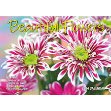 Bartel Calendars Beautiful Flowers 2024 Calendar