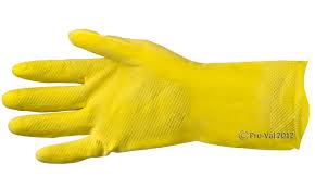 Yellow gloves