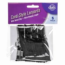 Cord Style Lanyards 5 Pack