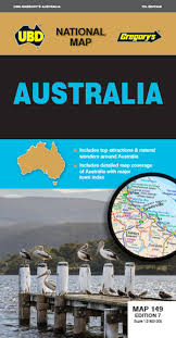 Australia Map UBD Gregorys