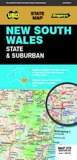 New South Wales State and Suburban Map UBD Gregorys