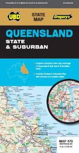 Queensland State and Suburban Map UBD Gregorys