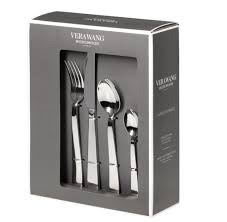 Vera Wang wedgwood fork, knife and two spoons cutlery set