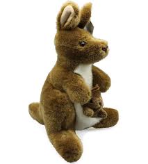 Boom Up Australia Kangaroo with its Joey Stuffed Toy