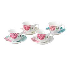 Miranda Ken for Royal Albert Everyday Friendship Teacup 4 Pack