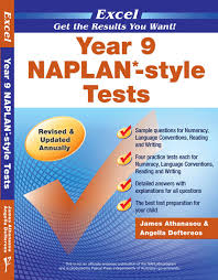 All components of NAPLAN Year 9 Practice Tests Textbook Excel