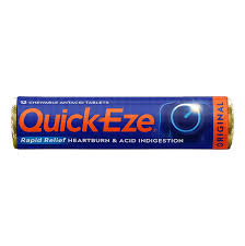 Quick Eze Antiacid Tablets 12 Pack