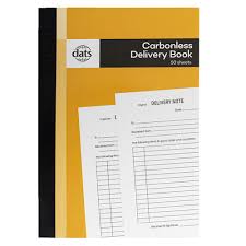 Carbonless Delivery Book 50 Sheets