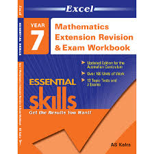 Mathematics Extension Year 7 Revision and exam Workbook Textbook Excel