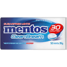 Mentos Peppermint Sugarfree Mints 35g