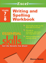 English Year 7-8 Writing and Spelling Textbook Excel