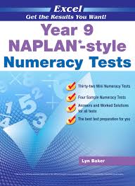 Numeracy NAPLAN Style Year 9 Practice Tests Textbook Excel