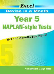 All components of NAPLAN Year 5 Practice Tests Revise in a Month Textbook Excel