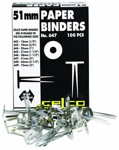 Paper Binders 51mm Cello- Sold Individually