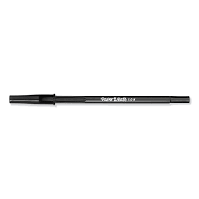 Paper Mate 1mm Pen Black with Lid