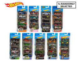Hot Wheels Metal Toy Cars 5 Pack