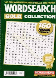 Wordsearch Gold Collection Magazine