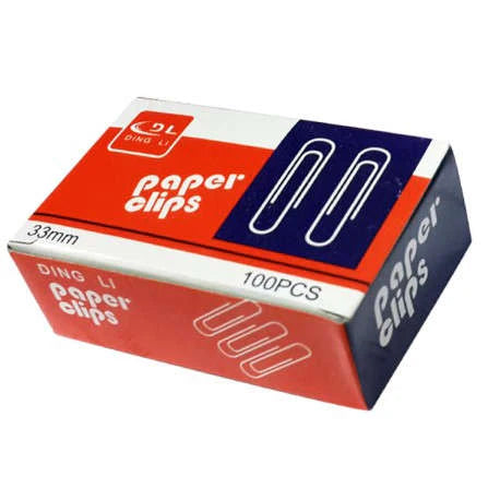 Paper Clips 100 Pack 33mm