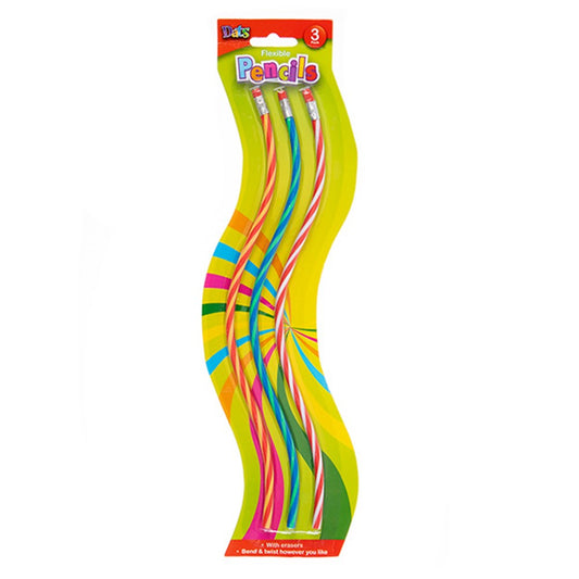 Long Flexible Pencils 3 Pack