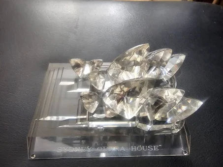 Opera House Glass Sculpture Souvenir 8 x 5 cm