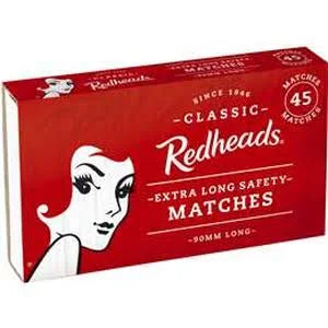 Classic Redheads Matches 45 pack